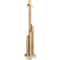 2ft. Gold Metal Abstract Tiered Pillar Accent Lamp with Glass Base